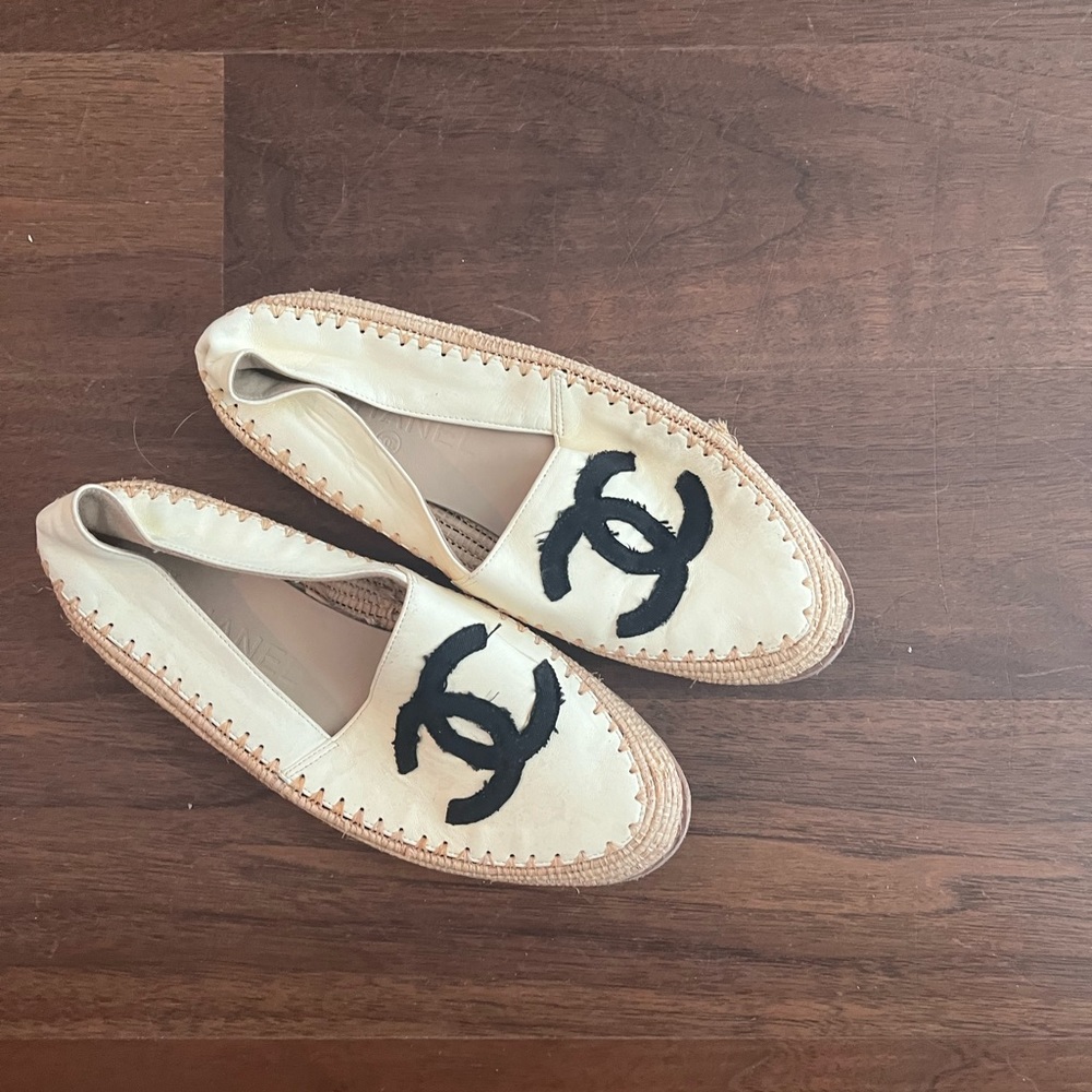 Chanel espadrilles pointed toe